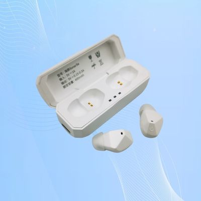Invisible ITC Deaf Assistive Devices Noise Cancellation Small Rechargeable Hearing Aids