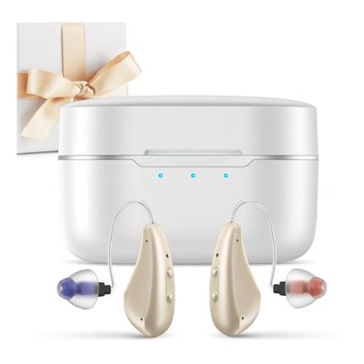 CE Certified OTC Hearing Aids 4 Programs Moderate To Severe Hearing Loss Relief Digital Amplifier