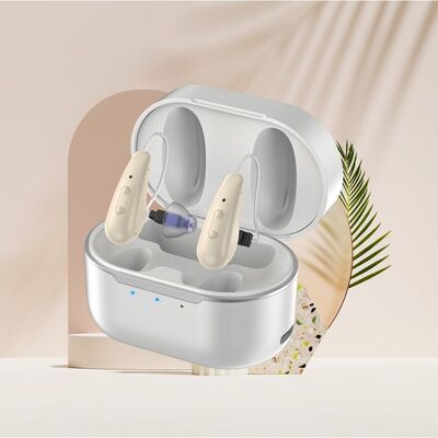 Beige Or Custom OTC Hearing Aids with CE Certification 4 Programs Ensuring Effective Hearing Support and Comfortable Fit