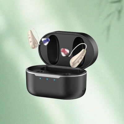 CE Certified OTC Hearing Aids 5 Levels Volume Adjustment Durable Amplifier Moderate To Severe Hearing Loss Support