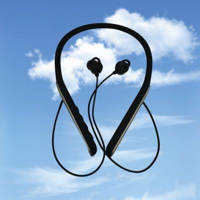 IPX5 Waterproof OTC Neckband Hearing Aid with Extended 80-Hour Battery Life