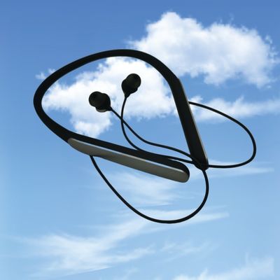 IPX5 Waterproof OTC Neckband Hearing Aid with Extended 80-Hour Battery Life