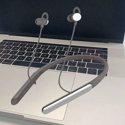 Black 80hr Hearing Device Around Neck ROHS Bluetooth Assistive Listening Devices