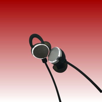 Big Volume Over The Counterhearing Aids 1.7mA Black Headset Amplifier For Hearing Impaired