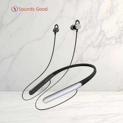 Rechargeable Neckband Hearing Aids with Instantaneous Noise Suppression and 110dB±5dB Sound Output CE Certified