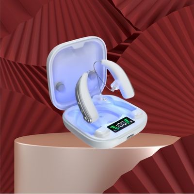 BTE Invisible OTC Hearing Aids Noise Cancelling Ultraviolet Disinfection Rechargeable Hearing Amplifier