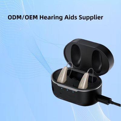 Lightweight Digital Hearing Aids Only 2.6g Beige Or Custom FDA Certified